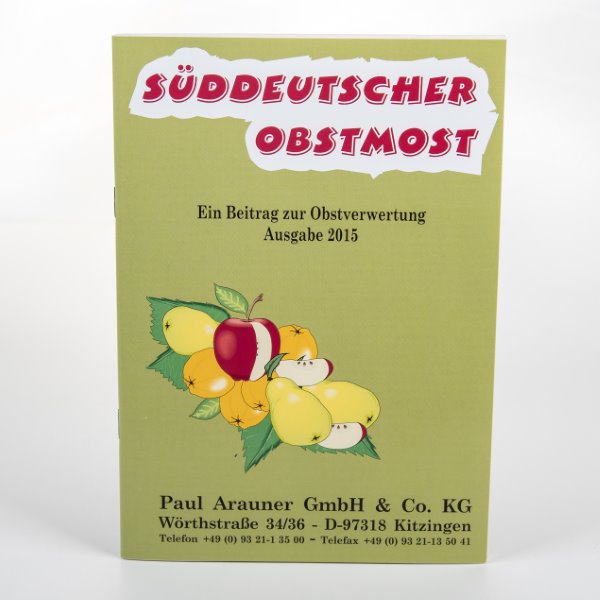Süddeutscher Obstmost Broschüre mit 72 Seiten